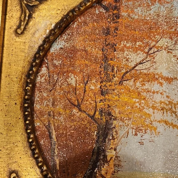 Vintage oil painting